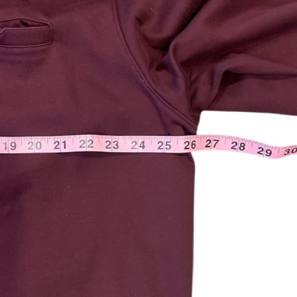 Hart Schaffner Marx XXL Men's Maroon Quarter Zip-Up Sweater - Picture 11 of 11